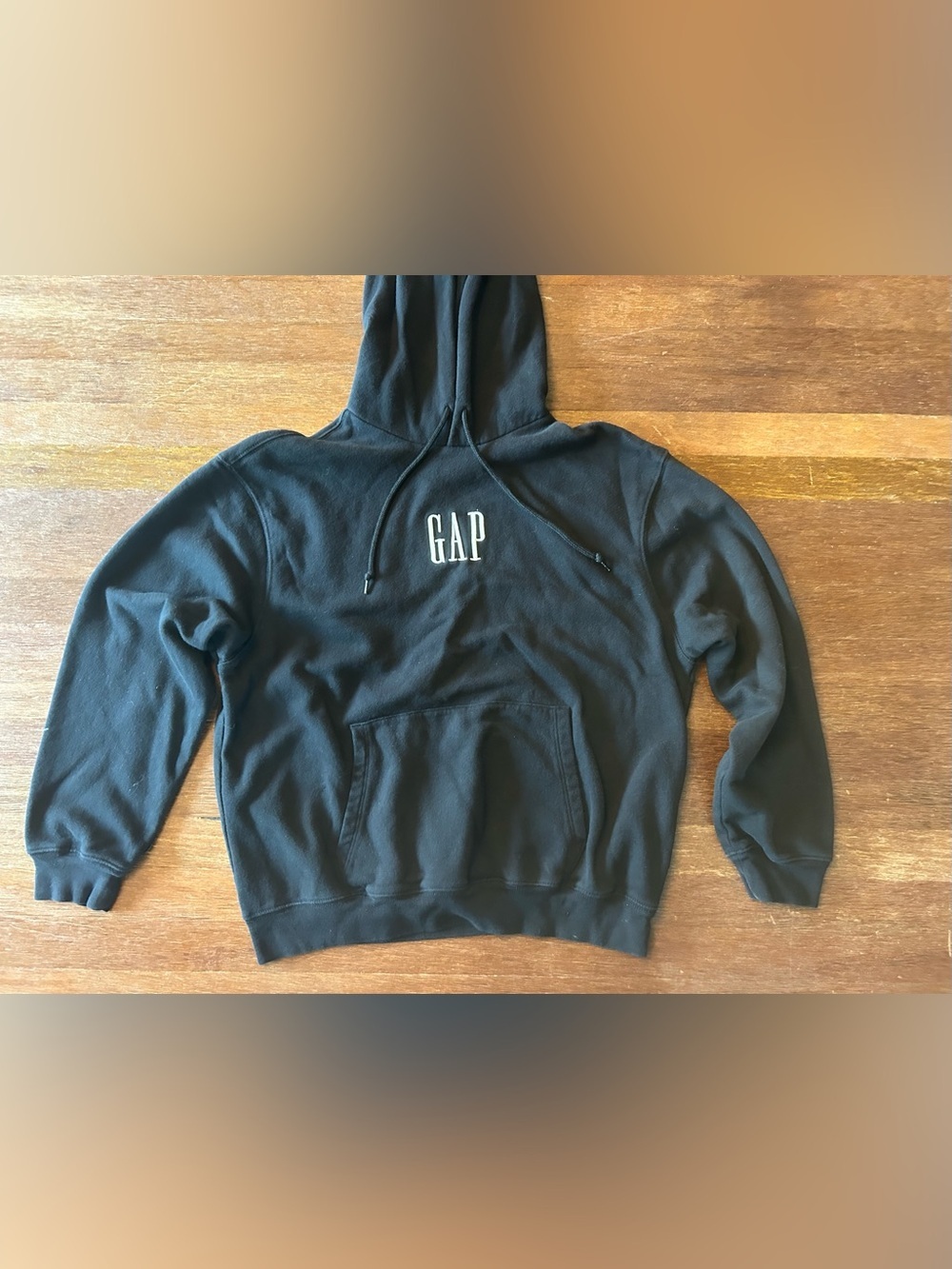 GAP Vintage Soft Oversized Hoodie Black Size M Pullover Sweatshirt